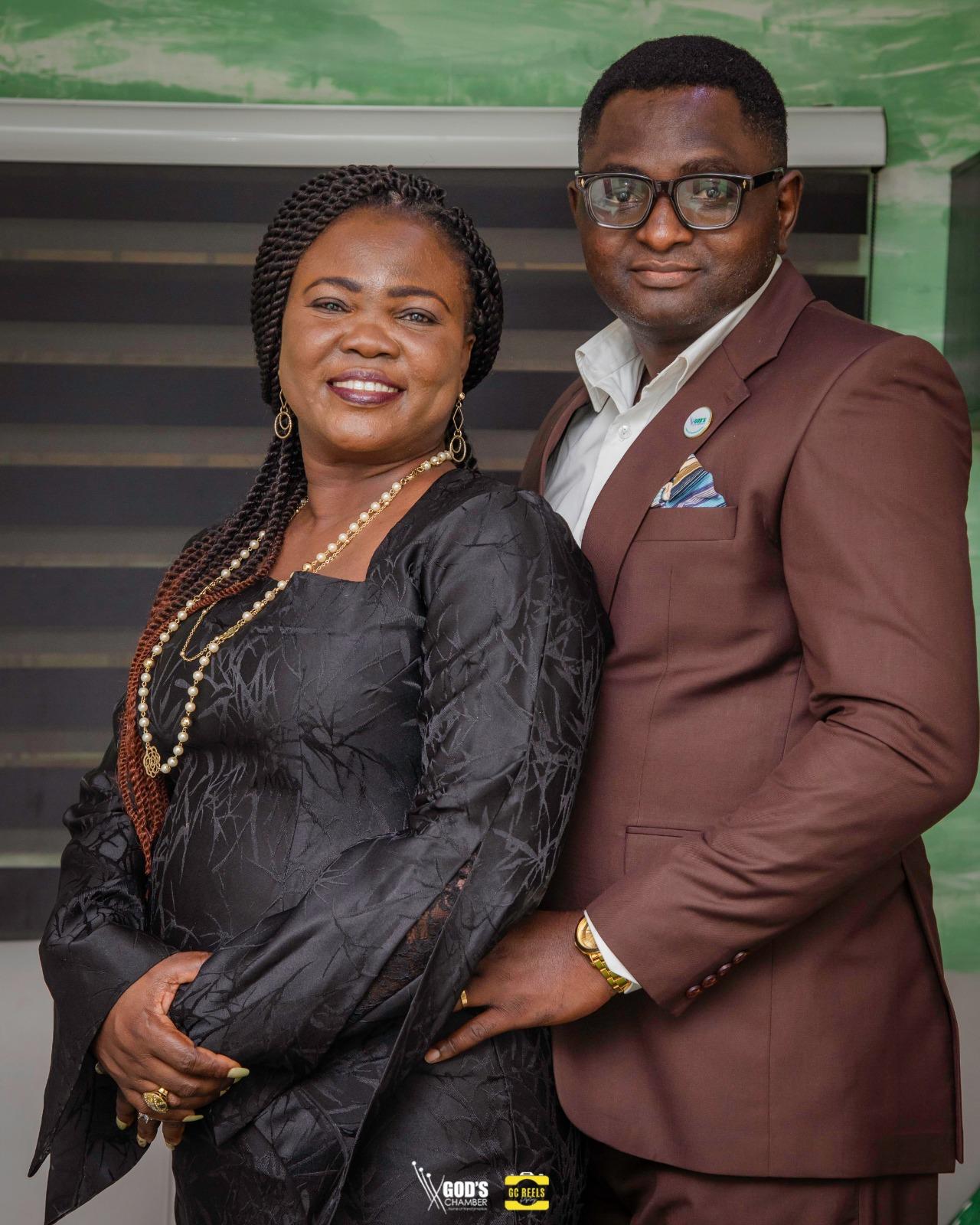 Ayokunle Oluwatayo with his wife